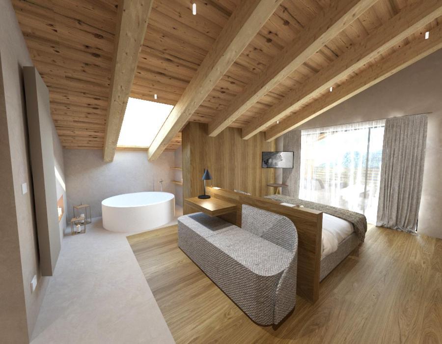 Silou Retreat Hotel Champdepraz Bagian luar foto